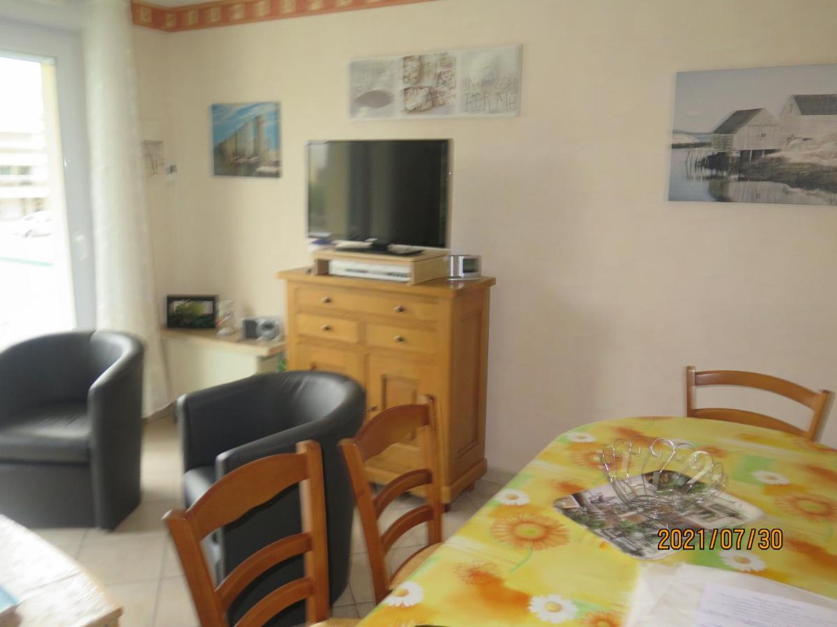 T3 Avec Balcon Plein Sud En Bord De Mer - 50 Ml .2 Chambres Tout Confort, Equipe De Chauffage Electrique Pour Periode Hivernale, Camiers Buitenkant foto